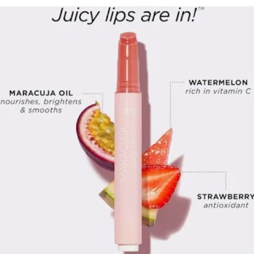💜Pick 5/$25 TARTE Grapefruit 
Maracuja Juicy Lip Balm New TravelSz - Picture 3 of 6